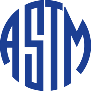 Logo ASTM qui renvoie au site Web de l'ASTM.